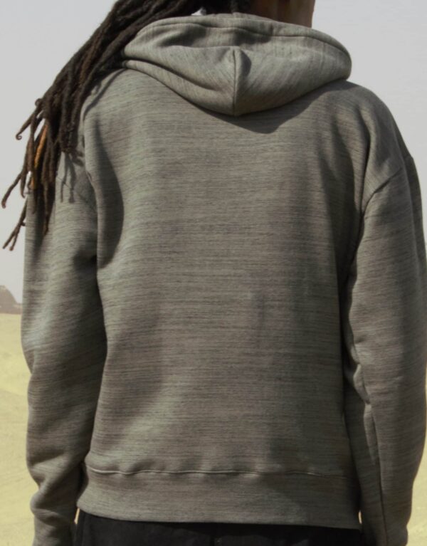 Loose Fit Basic Hoodie – Army - Image 5